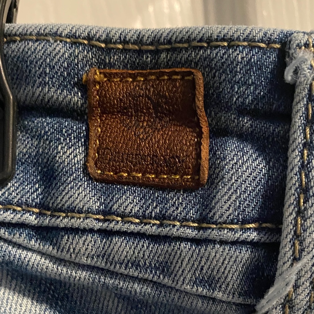 Women's Democracy Blue Flex Distressed Jeans - Picture 3 of 4
